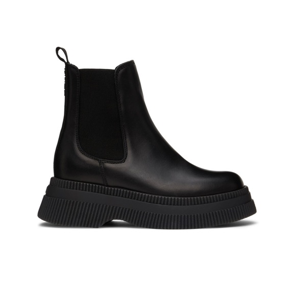 Ganni Black Chunky Chelsea Boots 42 - Picture 1 of 10